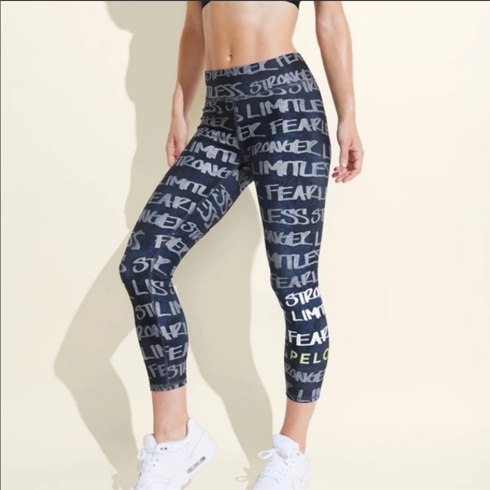Peloton Handwriting Capris by Terez